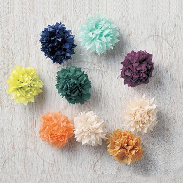 ペーパーフラワー ポンポン フロラシオン Sセット ミックス
