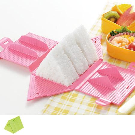おむすび型 三角 パパッとおにぎり いっきに3個 おにぎり弁当箱