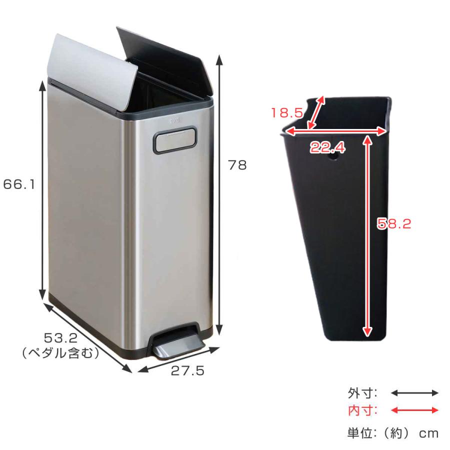 EKO ゴミ箱 20L×2 分別 エコフライステップビン ( イーケーオー EKO ゴミ箱 20L×2 分別 エコフライステップビン ( イーケーオー