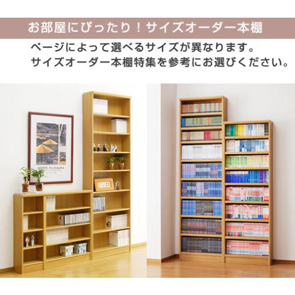 オーダー本棚 標準棚板タイプ 幅45-59cm 奥行40cm 高さ60cm （ 収納棚 