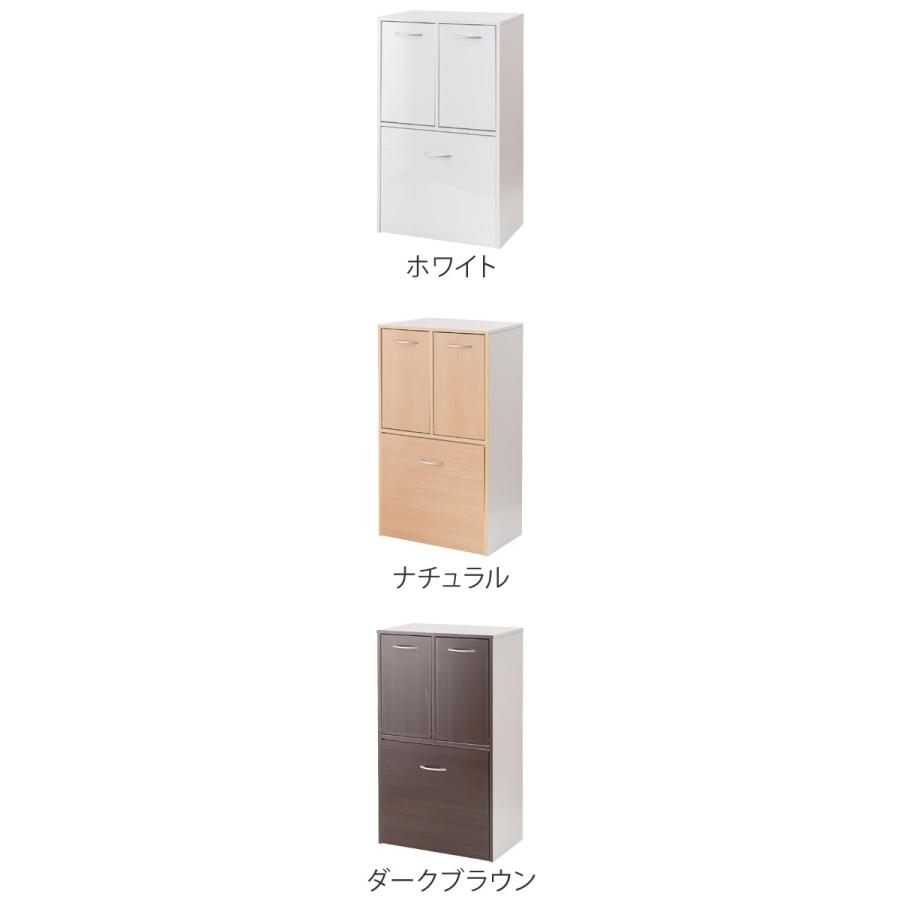 分別ゴミ箱 2段3分別 キッチン収納 Face 幅約55cm ( ゴミ箱 分別ゴミ箱 2段3分別 キッチン収納 Face 幅約55cm ( ゴミ箱