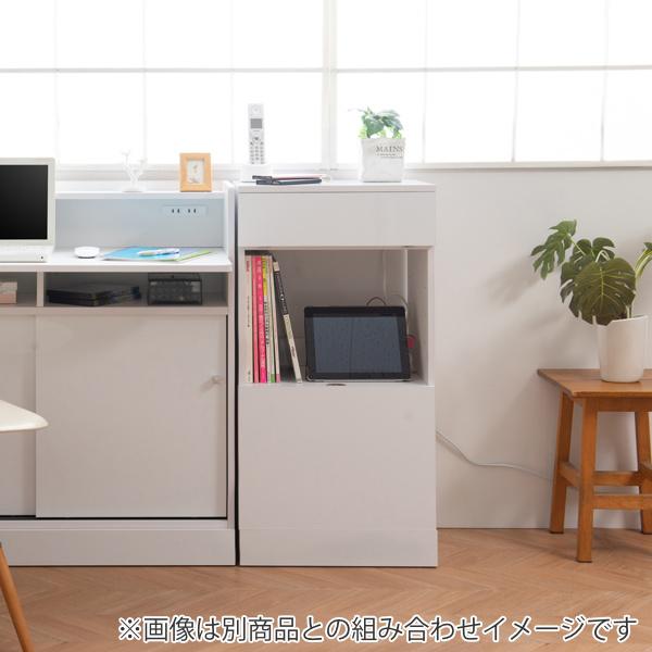 ルーター収納 キャビネット コンセント付 約幅46cm （ ラック 収納