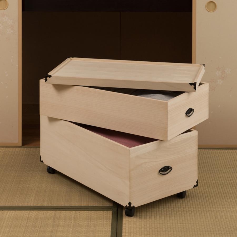 桐 衣装ケース 2段 押入れ収納 衣裳箱 キャスター付 隅金具 高さ 桐 衣装ケース 2段 押入れ収納 衣裳箱 キャスター付 隅金具 高さ