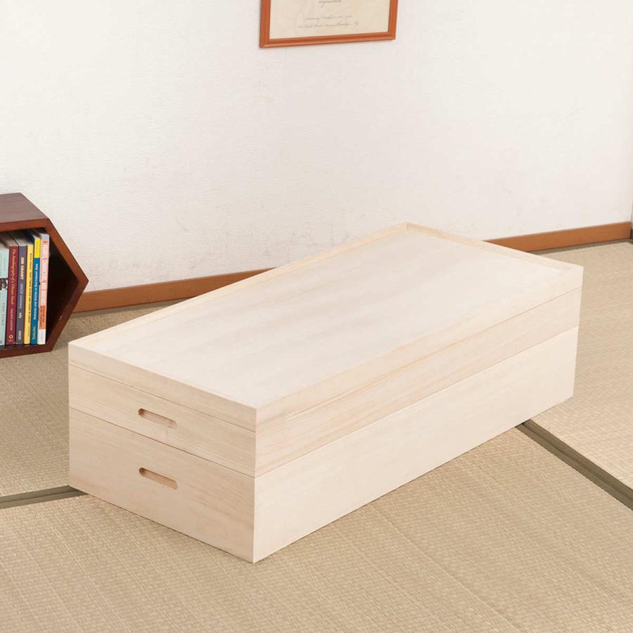 桐 衣装ケース 2段 衣裳箱 隅金具なし 高さ25cm ( 完成品 桐 桐 衣装ケース 2段 衣裳箱 隅金具なし 高さ25cm ( 完成品 桐
