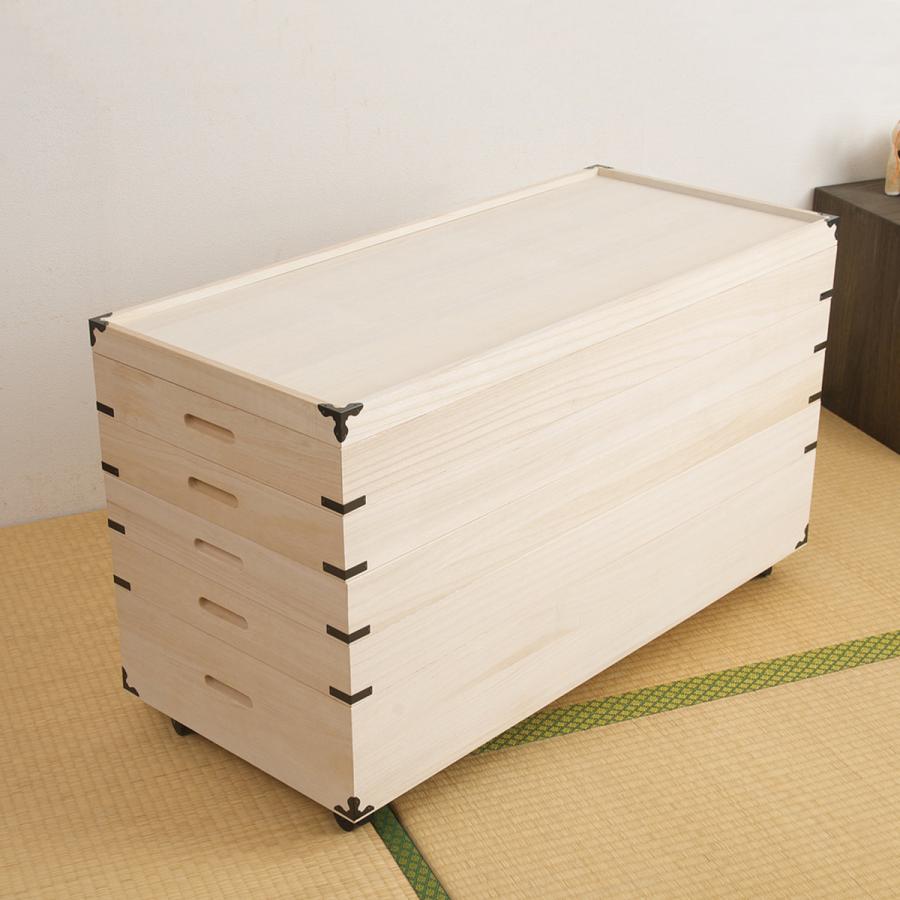 桐 衣装ケース 5段 日本製 隅金具 キャスター付 幅95cm ( 桐 桐 衣装ケース 5段 日本製 隅金具 キャスター付 幅95cm ( 桐