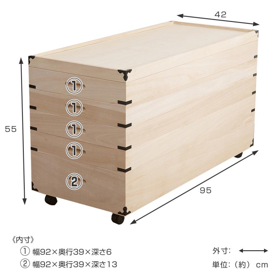 桐 衣装ケース 5段 日本製 隅金具 キャスター付 幅95cm ( 桐 桐 衣装ケース 5段 日本製 隅金具 キャスター付 幅95cm ( 桐