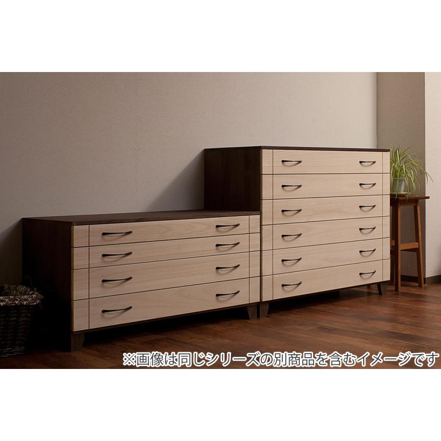 桐 スタイルチェスト 3段 日本製 ツートーン 幅100cm （ 桐箪笥 桐