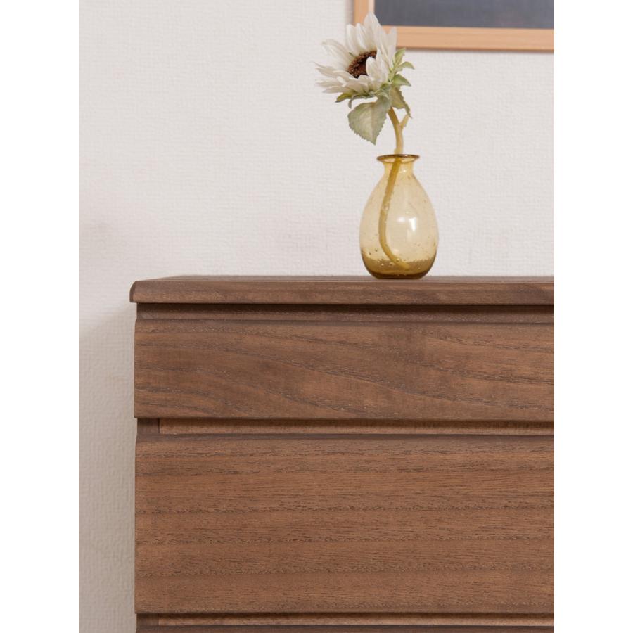 桐タンス 6段 洋風チェスト モダンデザイン 幅71cm （ タンス たんす