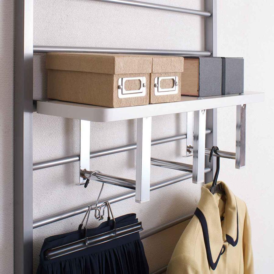 つっぱりラダーラック 幅85cm（棚4段・フック8ヶ付）国産 楽天市場