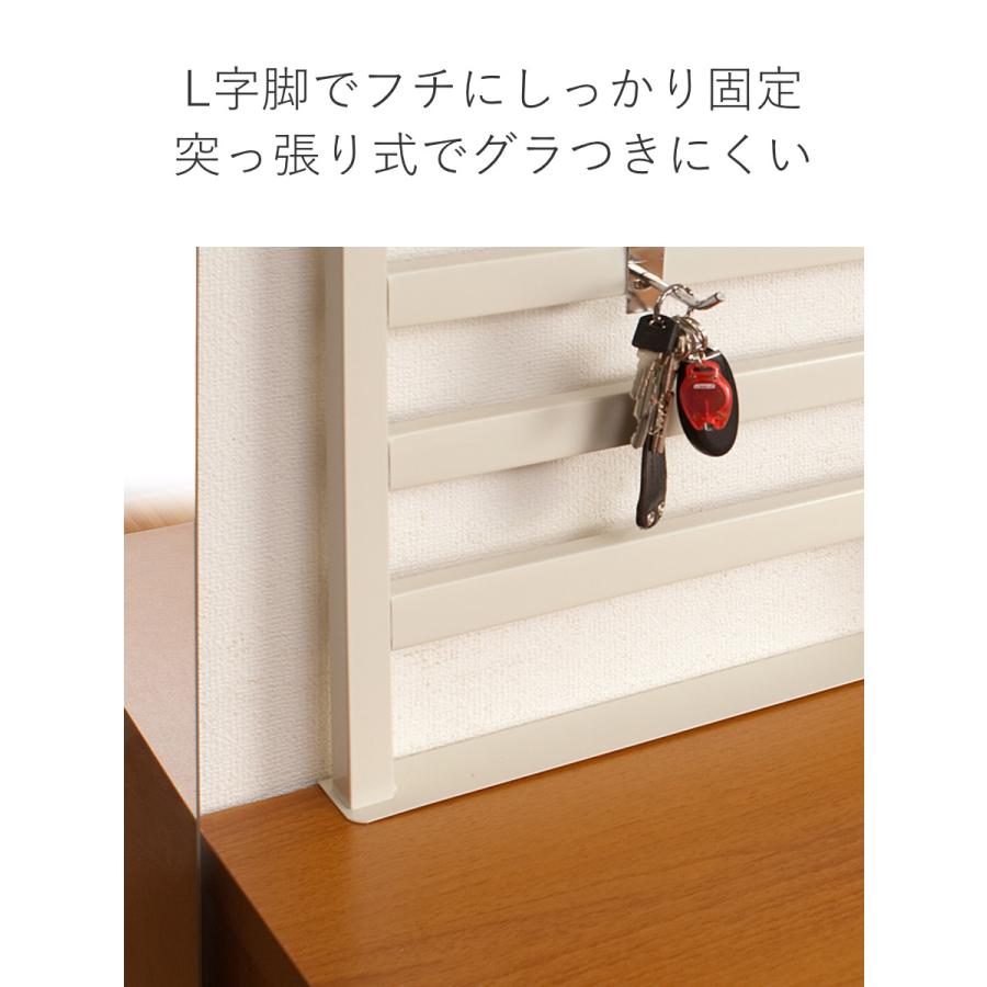 棚上突っ張り ラダーラック 幅40cm フック3個付 日本製 棚上突っ張り ラダーラック 幅40cm フック3個付 日本製