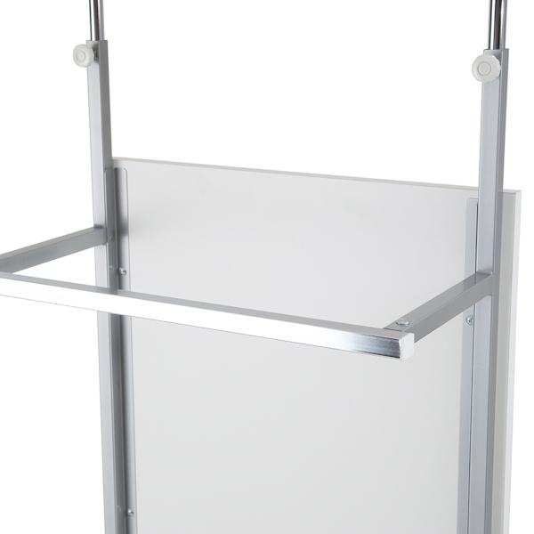 ★動作確認済み 突っ張りパーテーション 間仕切りクローゼット ハンガーラック 棚付 幅60cm （ 洋服掛け 天井つっぱり ） 【C2125696086】(11445円)