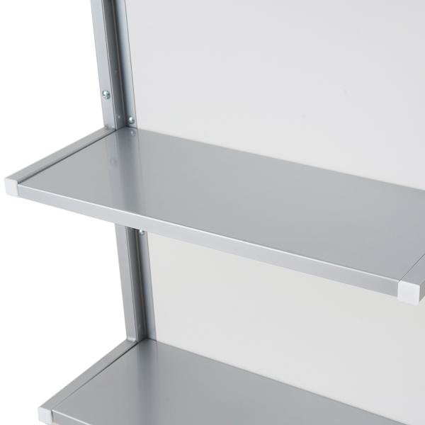 突っ張りパーテーション 間仕切りクローゼット ハンガーラック 棚付 幅60cm （ 洋服掛け 天井つっぱり ）