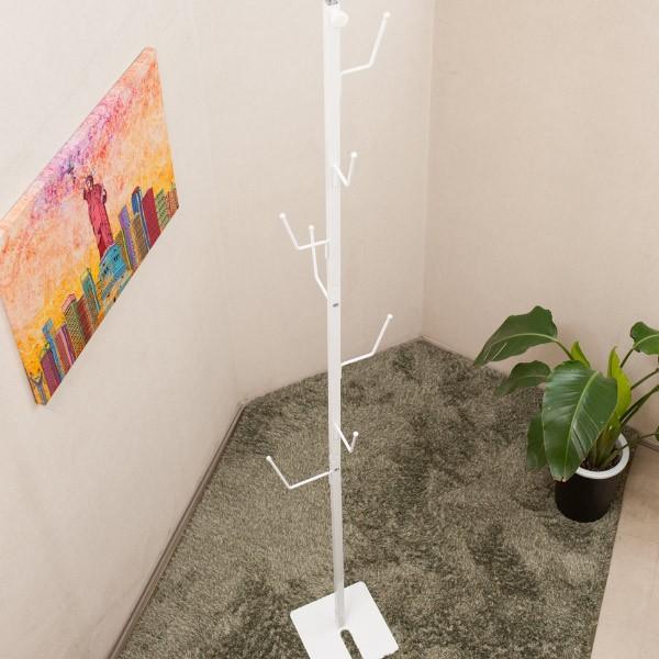 突っ張り ポールハンガー 衣類収納 ツリー型 （ 玄関収納 突っ張り収納