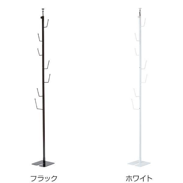 突っ張り ポールハンガー 衣類収納 ツリー型 （ 玄関収納 突っ張り収納