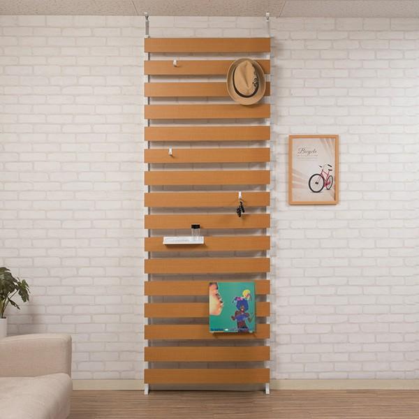 突っ張り 立体ラダーラック 幅80cm ハイタイプ 収納 日本製 （ ラック