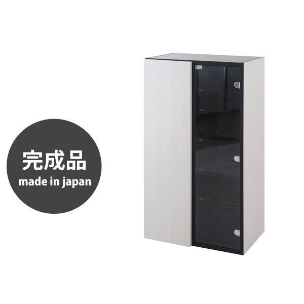 壁面収納 棚 ダウンライト付きキャビネット 右タイプ ウォール 壁面収納 棚 ダウンライト付きキャビネット 右タイプ ウォール
