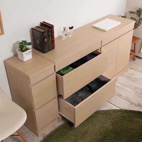 ワイドチェスト 3段 洋タンス 北欧風 シンプルデザイン 幅73.5cm