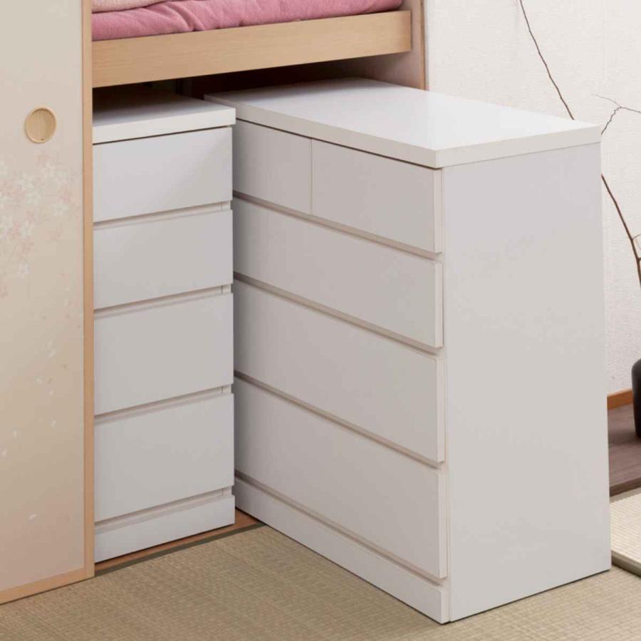 クローゼット収納 タンス 幅75cm 4段 奥行40cm キャスター付 クローゼット収納 タンス 幅75cm 4段 奥行40cm キャスター付