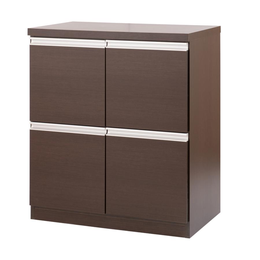 キャビネット 幅73cm 4枚扉タイプ 日本製 完成品 ( ラック キャビネット 幅73cm 4枚扉タイプ 日本製 完成品 ( ラック