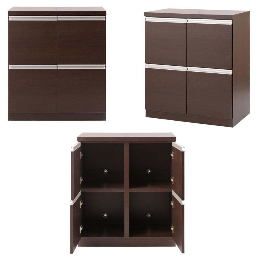 キャビネット 幅73cm 4枚扉タイプ 日本製 完成品 ( ラック キャビネット 幅73cm 4枚扉タイプ 日本製 完成品 ( ラック