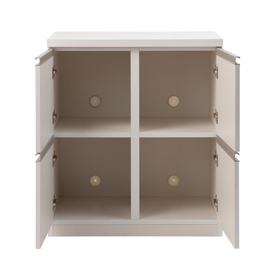 キャビネット 幅73cm 4枚扉タイプ 日本製 完成品 ( ラック キャビネット 幅73cm 4枚扉タイプ 日本製 完成品 ( ラック
