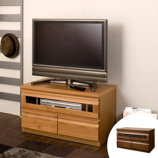 テレビ台 ローボード TVボード 天然木 アルダー 木製 幅80cm （ TV台