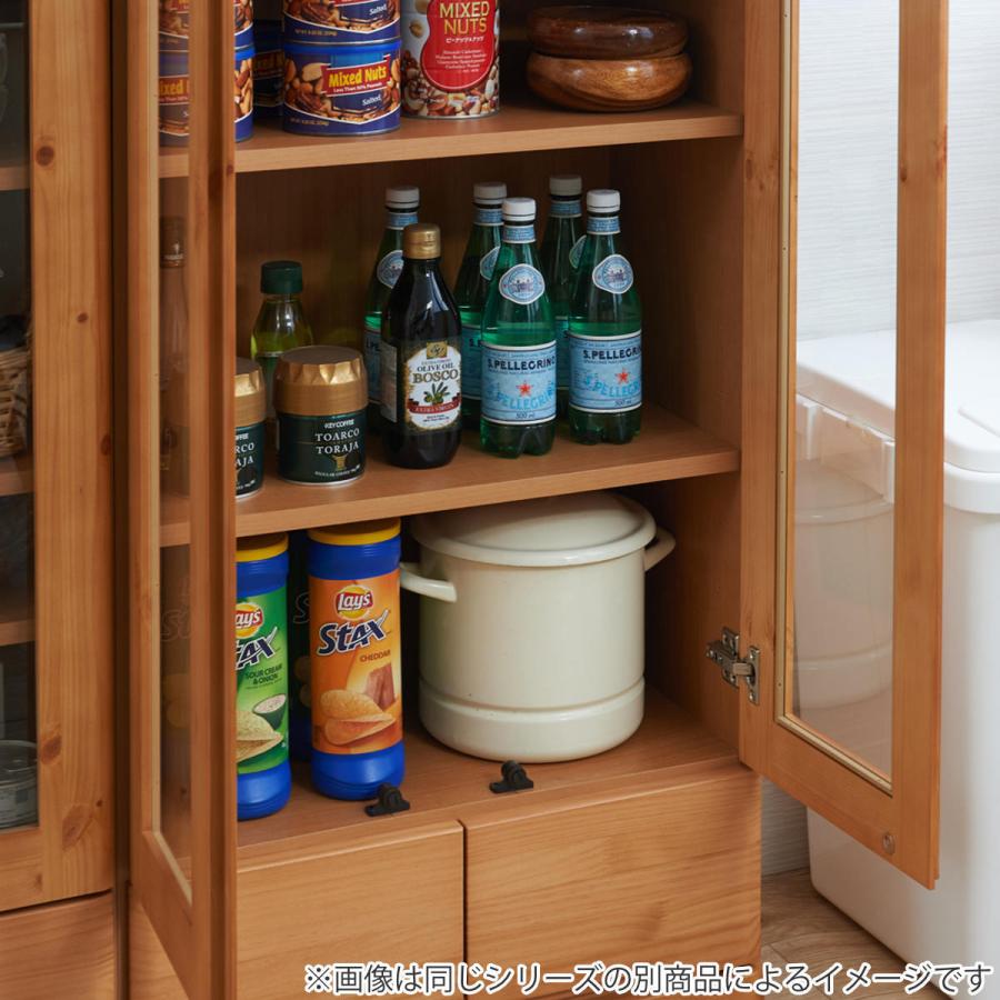 食器棚 カップボード 天然木 幅60cm 薄型ロータイプ 完成品 食器棚 カップボード 天然木 幅60cm 薄型ロータイプ 完成品