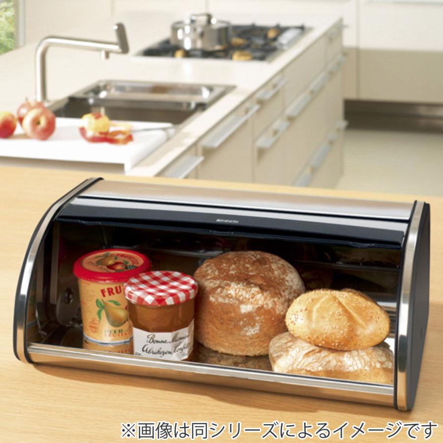 ブレッドケース brabantia ブレッドビン ロールトップ クローム