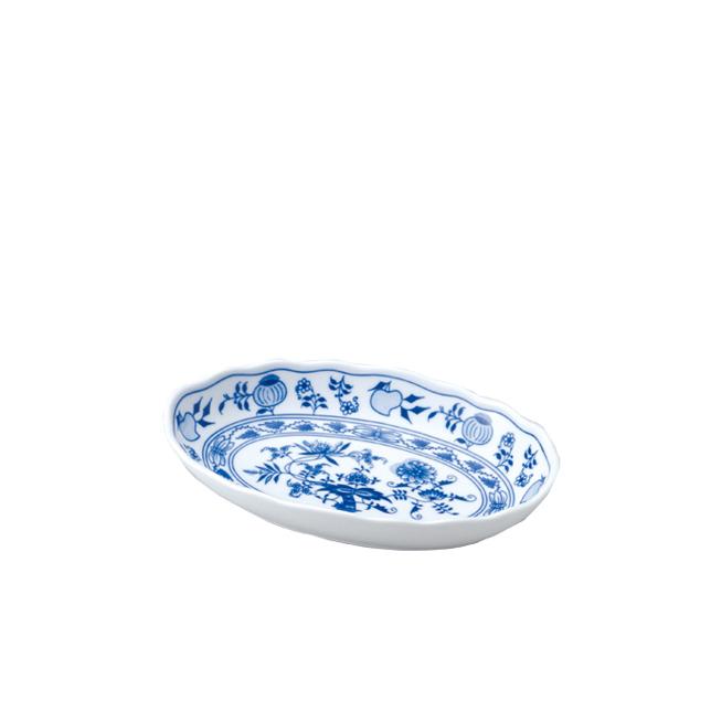 安心の代理店商品 ボヘミアブルーオニオン・トラディション カレー皿 23cm CB374