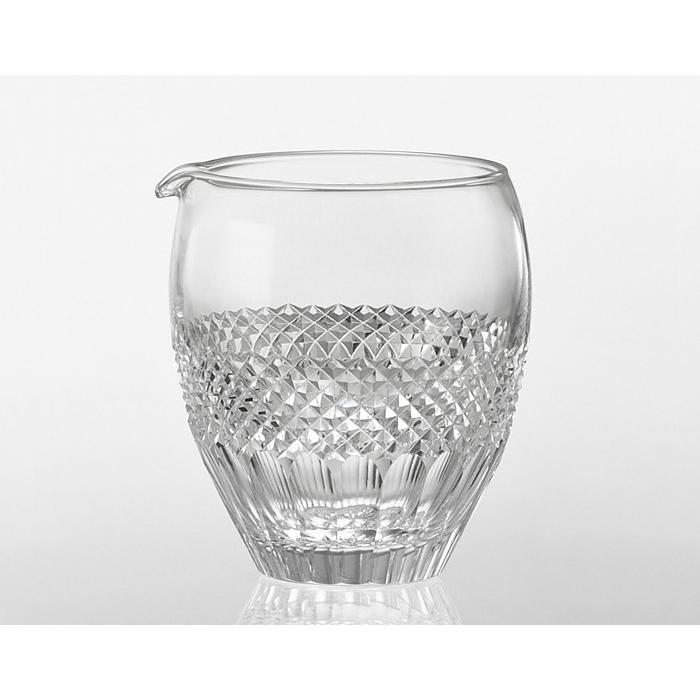 江戸切子 カガミクリスタル KAGAMI CRYSTAL 酒器揃い 片口1・平盃2 