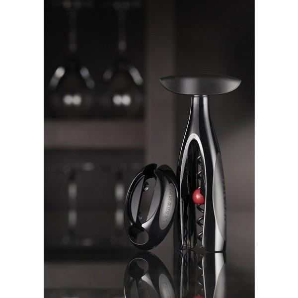 希少極美品 ルクルーゼ ワインオープナー 黒メタル フォイルカッター付き Le Creuset（ル・クルーゼ） 正規代理店品 トリロジー テーブルモデル