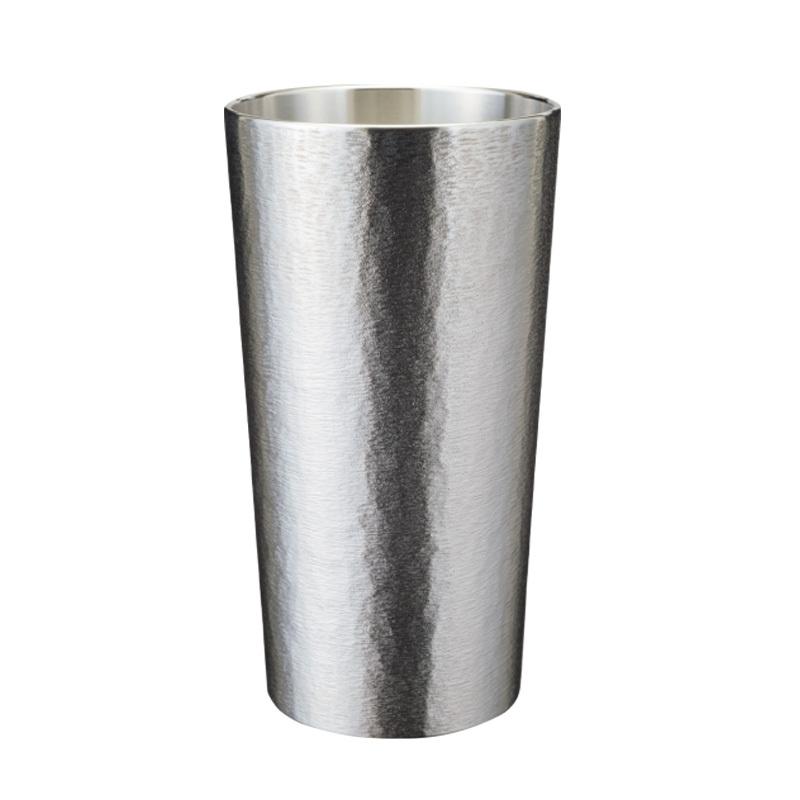 大阪錫器 名入れ可能 洋酒器 タンブラー シルキーロング tlo 330ml 桐箱入り
