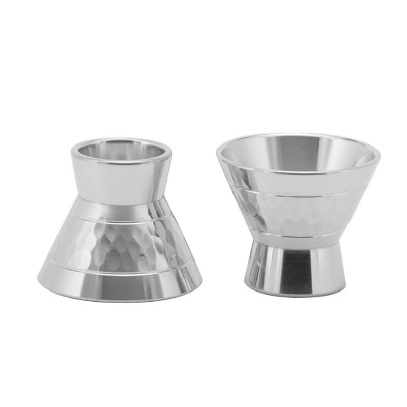 大阪錫器 和酒器 小酒器 足付猪口 ツチメ 2個入 ac-tu-2p 桐箱入