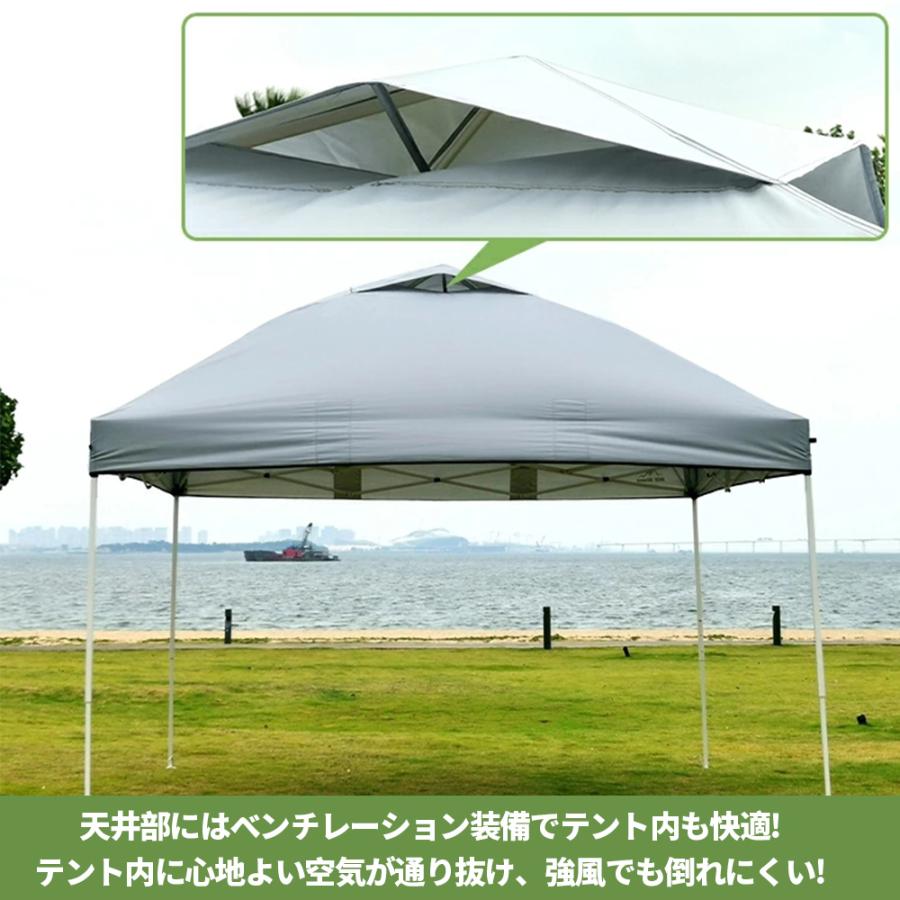 ♥簡単設営♥3m×3m ワンタッチタープ タープテント BBQ キャンプ 楽天市場】【レビュー特典あり】タープテント 3m×3m ワンタッチ