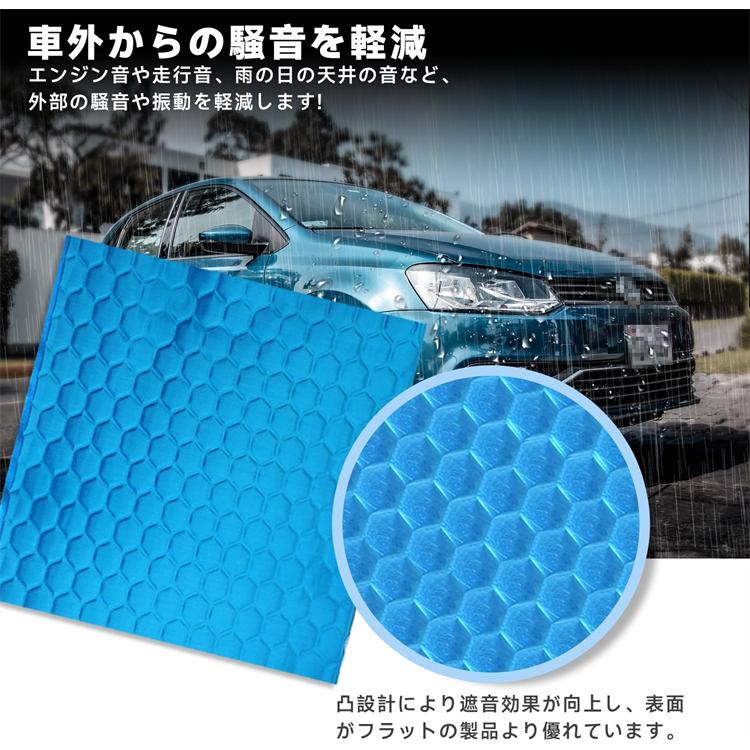 デッドニング 断熱材 車 断熱マット 振動 制振 車用 100cm幅46cm 厚さ 