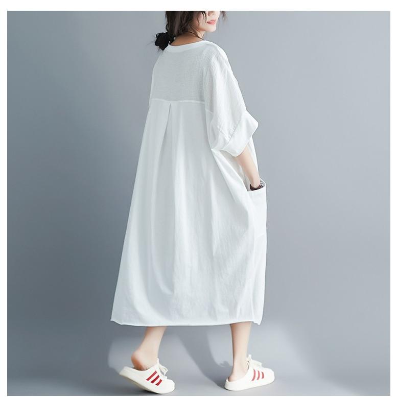 再値下げ 新白いワンピース夏の新モデル腰が細く見える通勤用ロングシャツaスカート16 当店人気 送料無料 Www Bluestoneart Co Uk