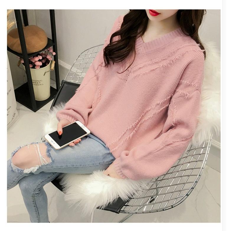 ニットセーター レディース 秋冬 40代 長袖トップス ニットソー 無地 Vネック 韓国風 ニットトップス プルオーバーセーター インナーニット 通勤 着痩せ 4色 当店の記念日