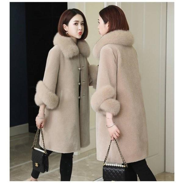 ボアコート ムートンコート レディース 冬 40代 ファーコート フェイクムートン ロングコート オーバーコート アウター 防寒 おしゃれ ファー付き Xd Ac 0136 Lizstore 通販 Yahoo ショッピング