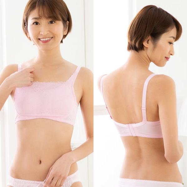 小さく見せるブラ セット 2枚組 ブラジャー 胸を小さく見せるブラジャー 脇肉 40代 50代 大きいサイズ ワイヤー入り お得な2枚セット｜liz-style｜15