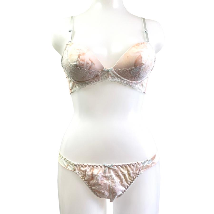 ブラジャー ノンワイヤー ブラセット 下着女性 ショーツセット