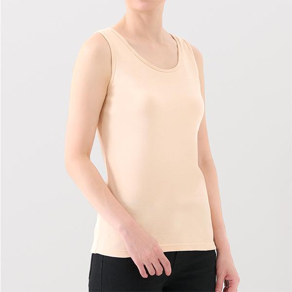 綿100%わたしサイズのブラタンクトッフ 大きいサイズ ブラトップ