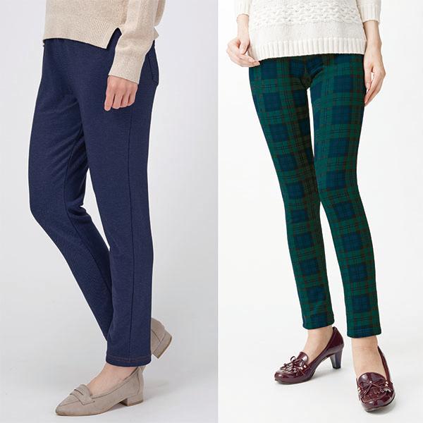 セルヴァン まるで毛布のような裏起毛レギンスパンツ : インナー