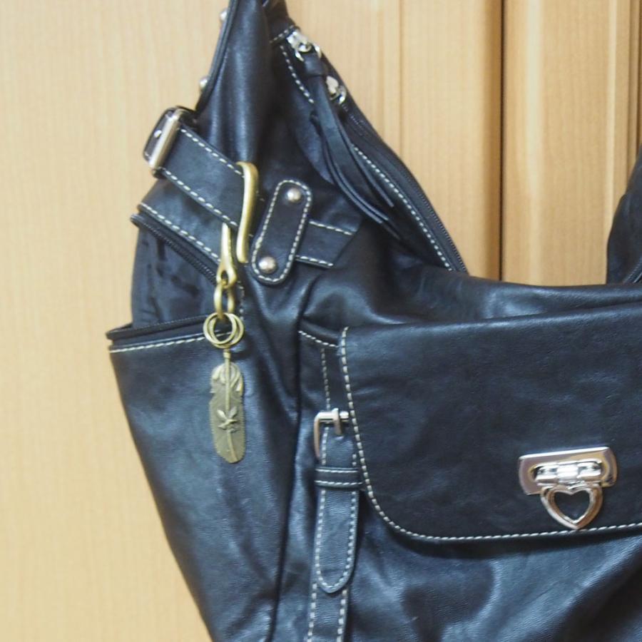 【LJ6363】 釣り針フック ウイング キーホルダー アンティークゴールド色　【レディース】【メンズ】 |  | 01