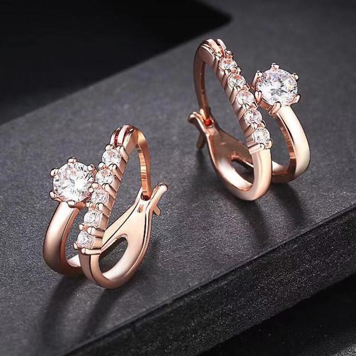 ピアス レディース フープピアス リング CZダイヤモンド ピンク 