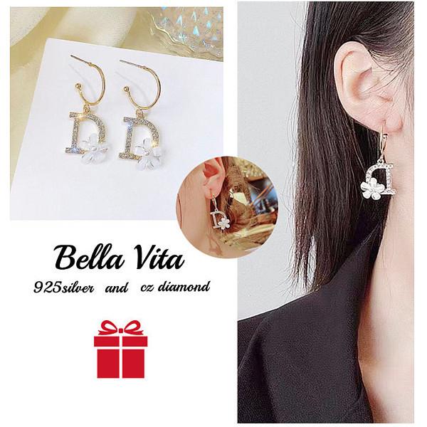 20シーズン 金メッキ CCミニクリスタル レディース ピアス