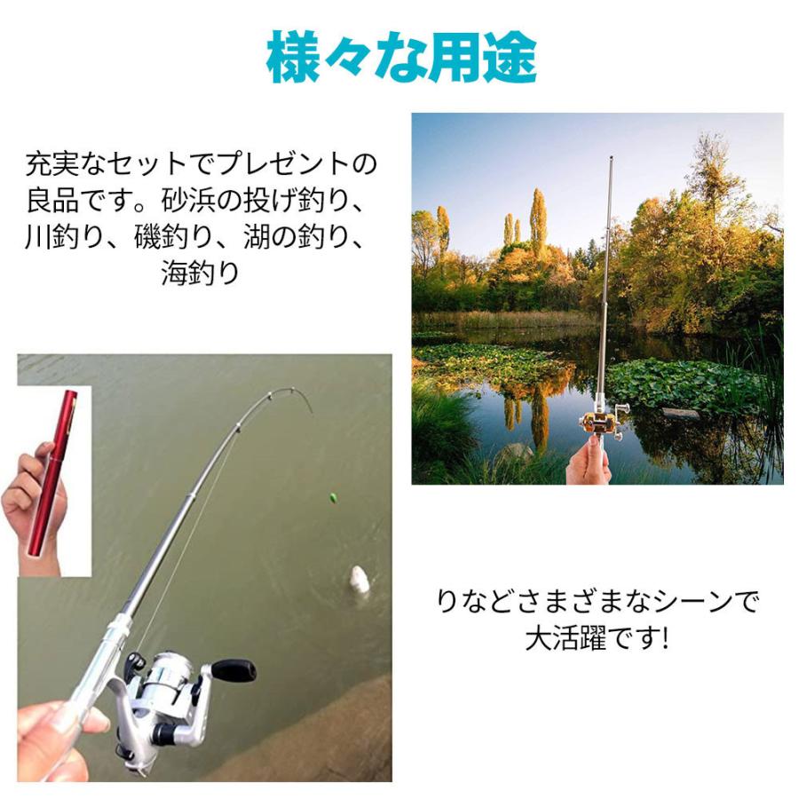 投げ竿 オルルド釣具 ペン型ロッド 携帯型 ポケット釣竿 釣り竿 海釣り 渓流 D1193 Mr Bl L Kのestore 通販 Yahoo ショッピング