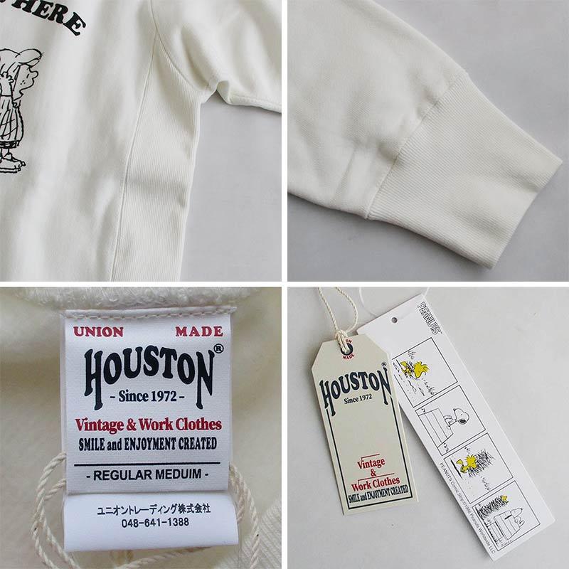 HOUSTON（ヒューストン） スヌーピー コラボ 裏起毛トレーナー 