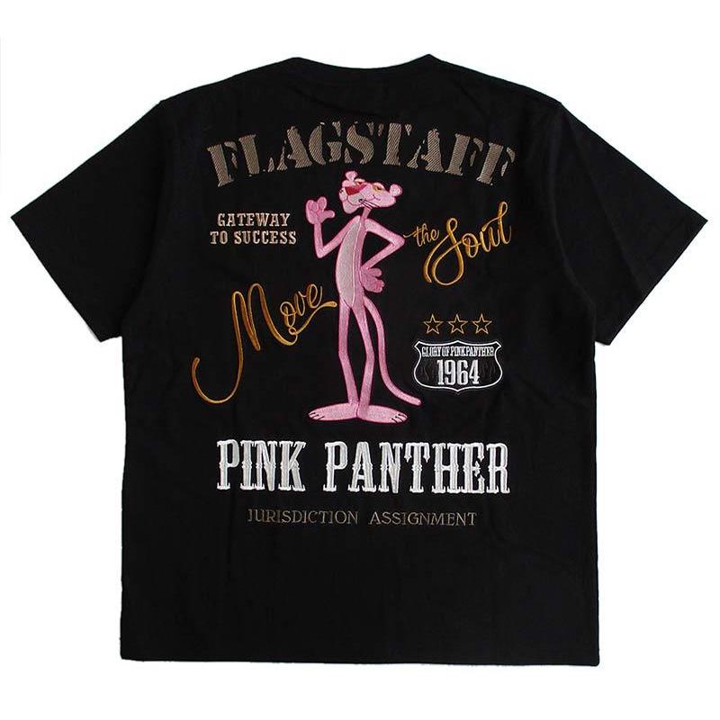 Tシャツ メンズ 半袖 ピンクパンサー Pink Panther フラッグ