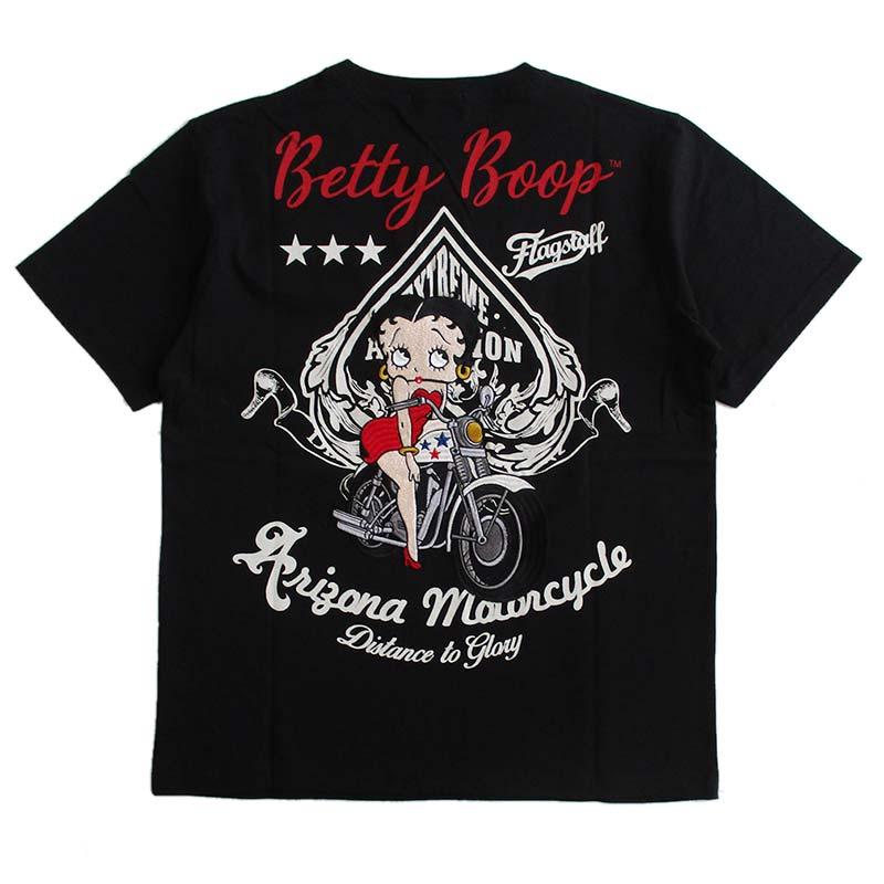 Tシャツ メンズ 半袖 ベティーブープ Betty Boop フラッグスタッフ 