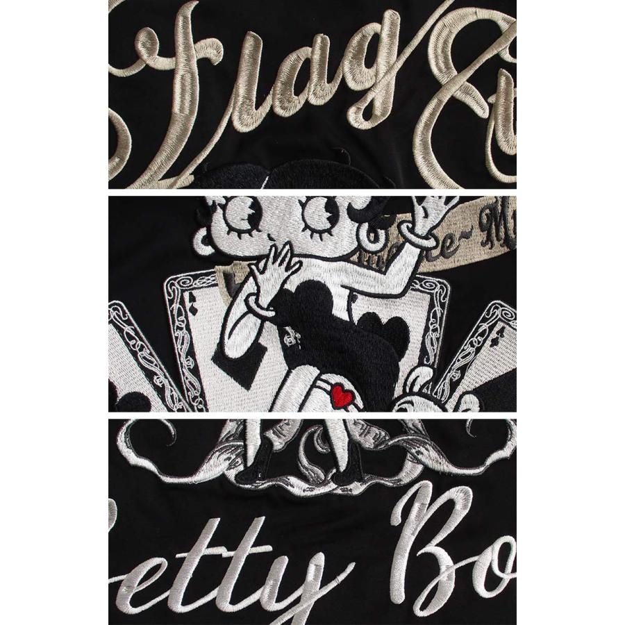 ベティーブープ Betty Boop 半袖 ボーリングシャツ オープンカラー